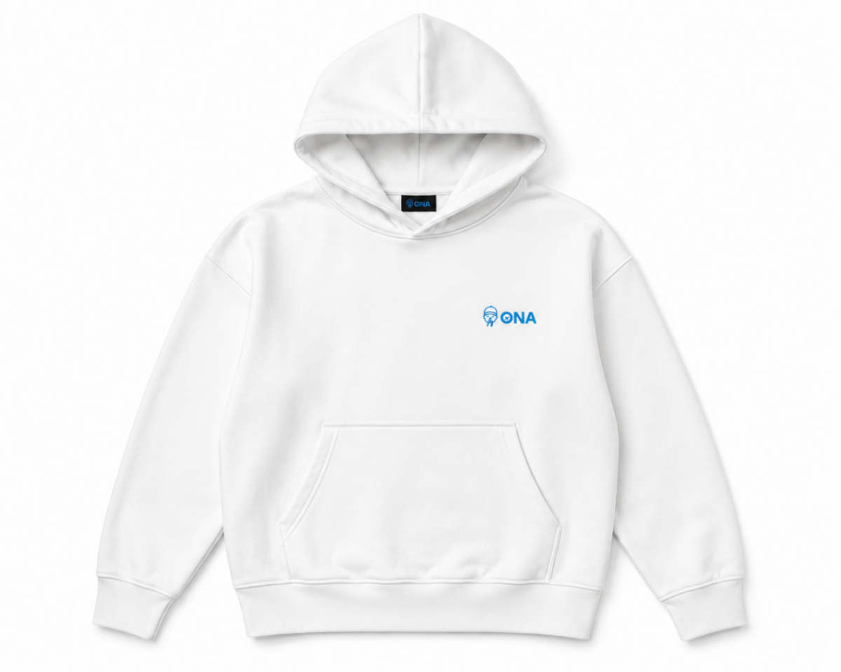 ONA Heavy Hoodie White